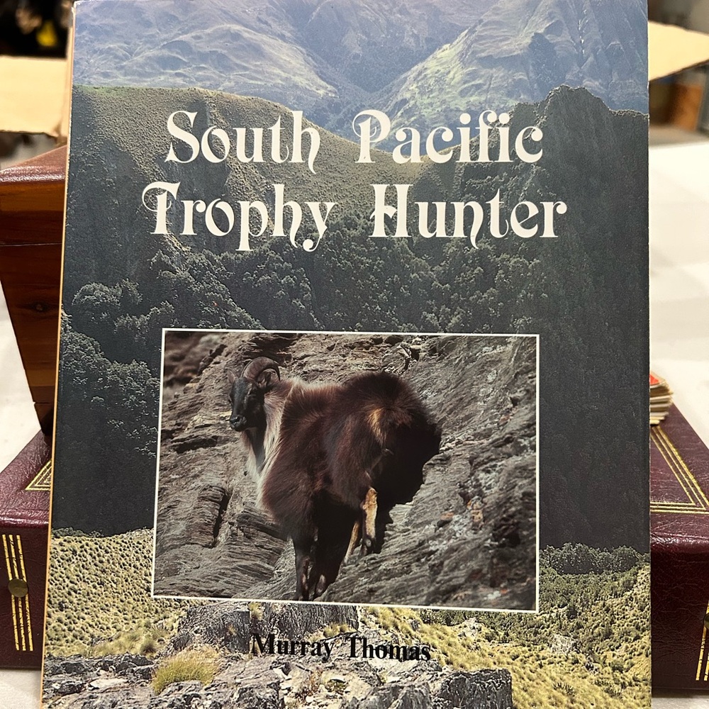 South Pacific Trophy Hunter by Murray Thomas - Black and Brown Cover